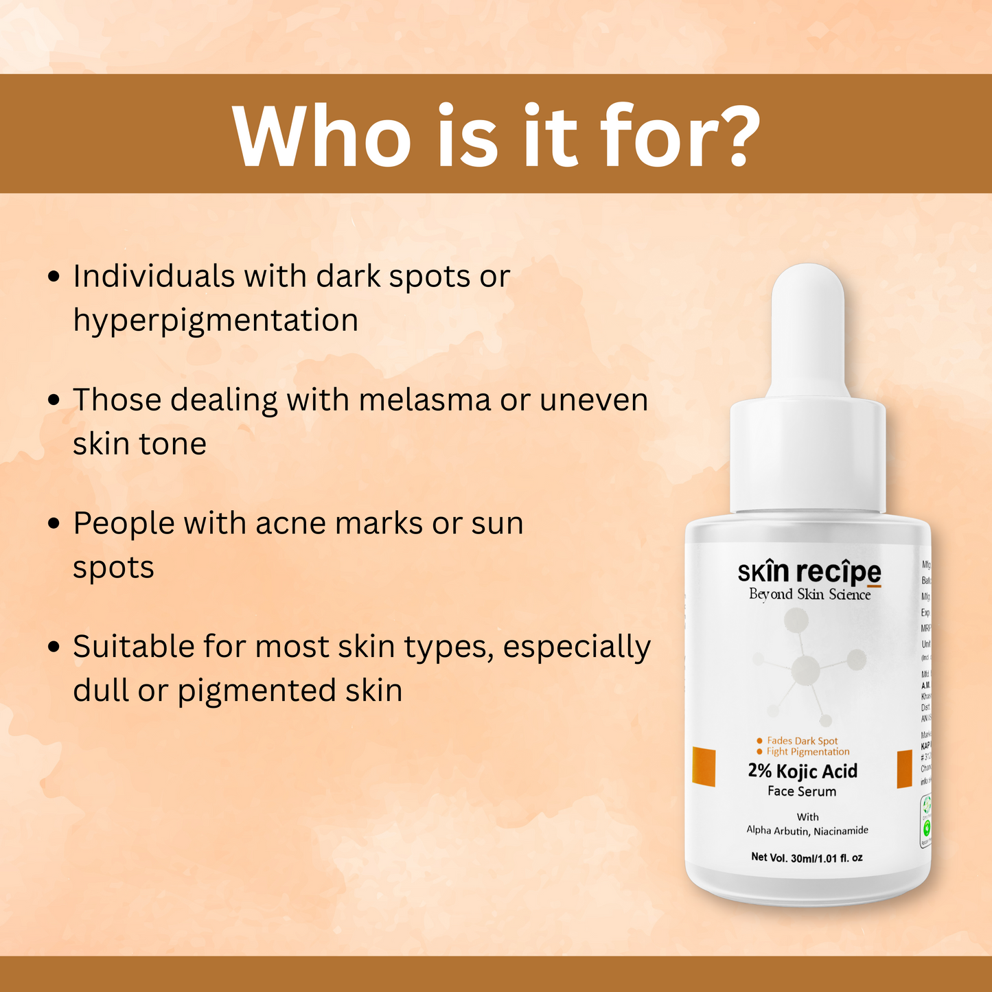 2% Kojic Acid Face Serum