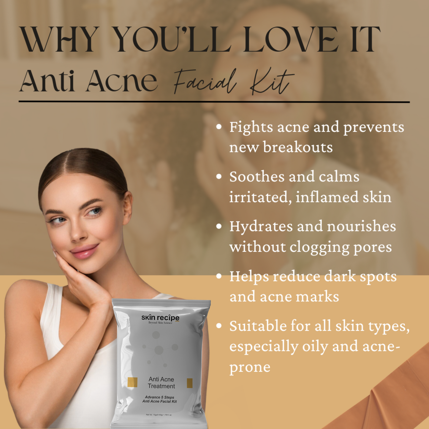 Anti Acne Treatment - Advanced 5-Step Anti-Acne Facial Kit