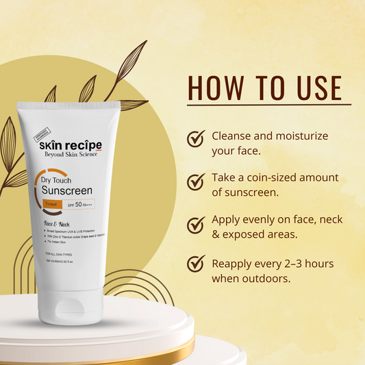 Dry Touch Tinted Sunscreen SPF 50 PA+++