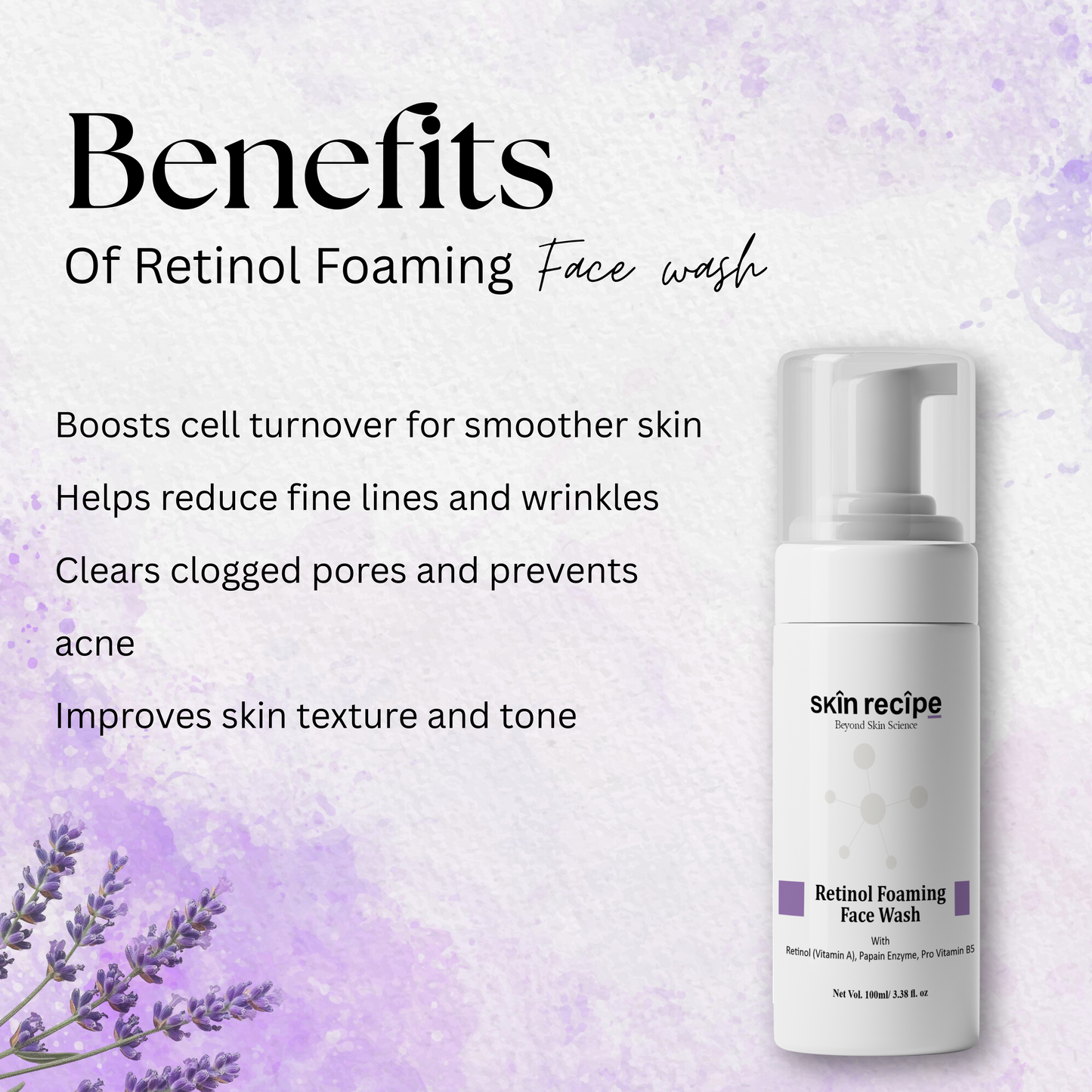 Retinol Foaming Face Wash
