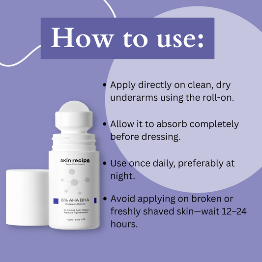 6% AHA BHA Underarm Roll-On