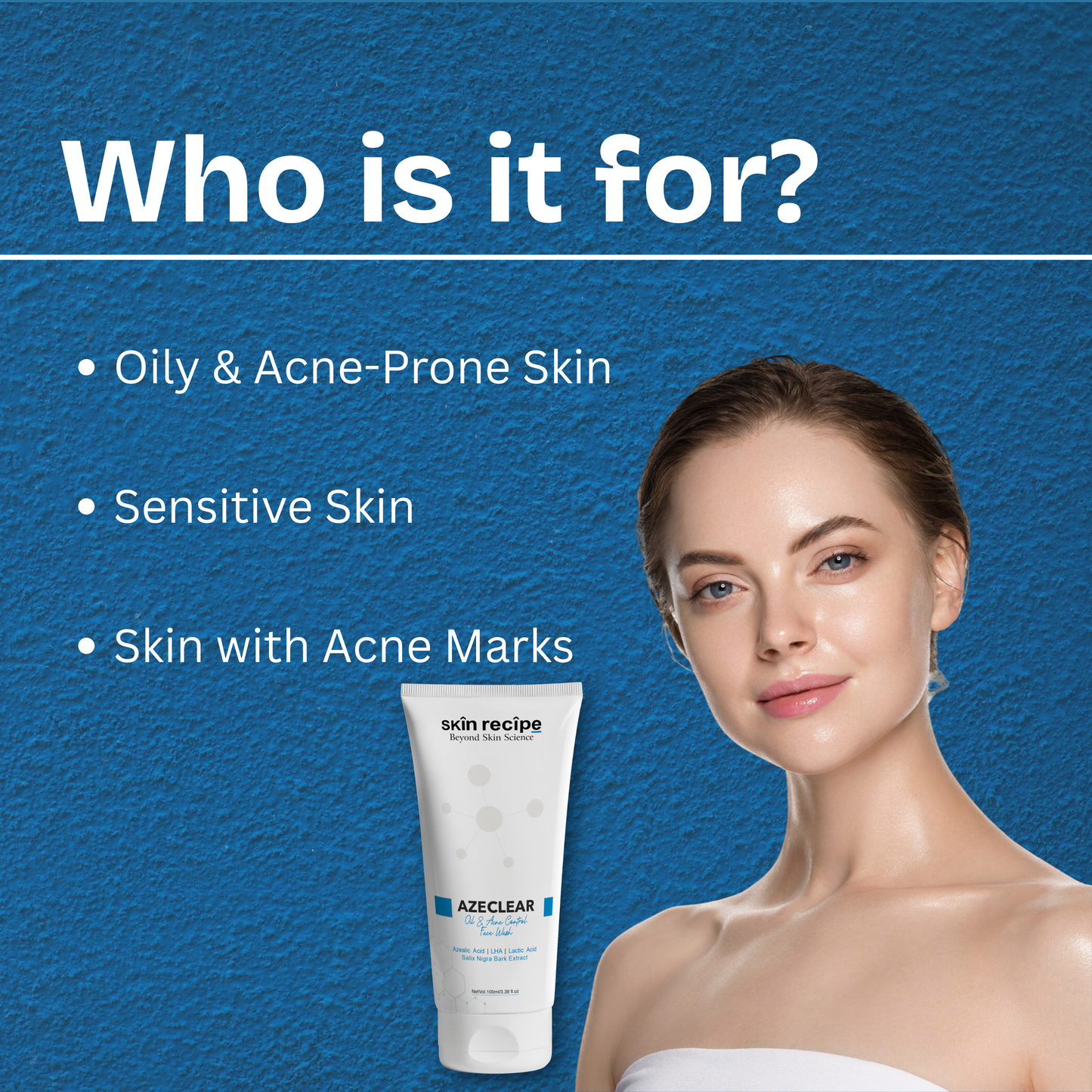 Azeclear Oil & Acne Control Face Wash.