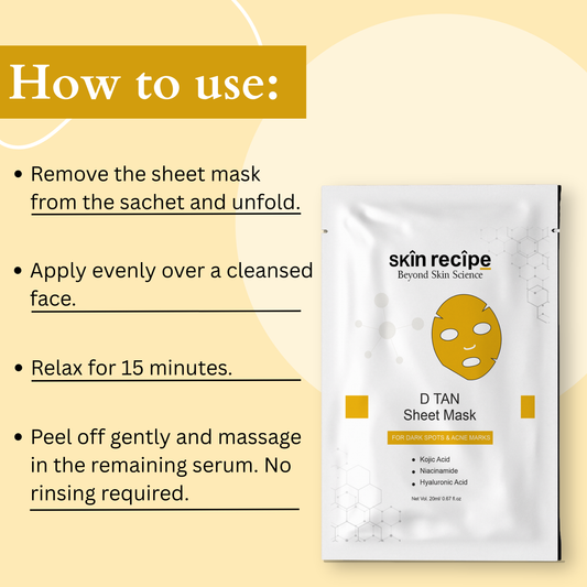 D-Tan Brightening Sheet Mask