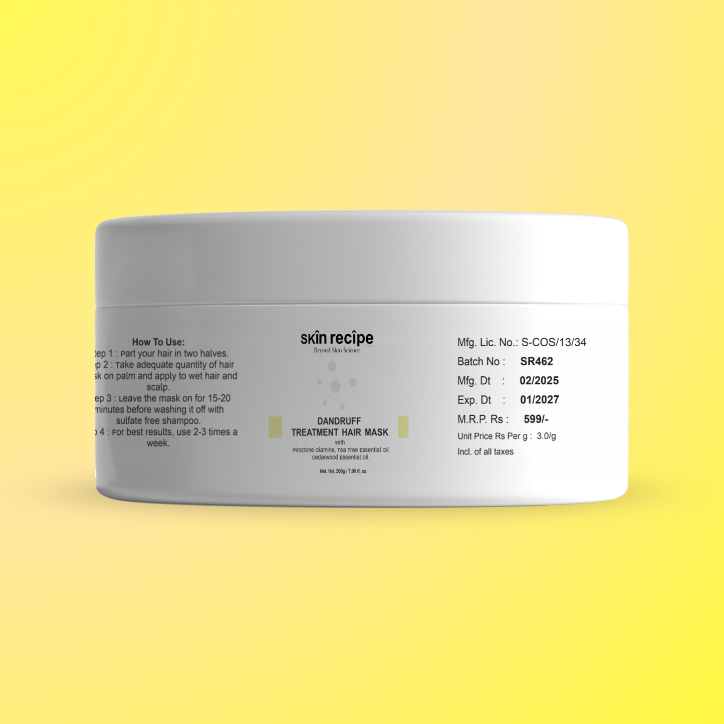 Dandruff Treatment Hair Mask