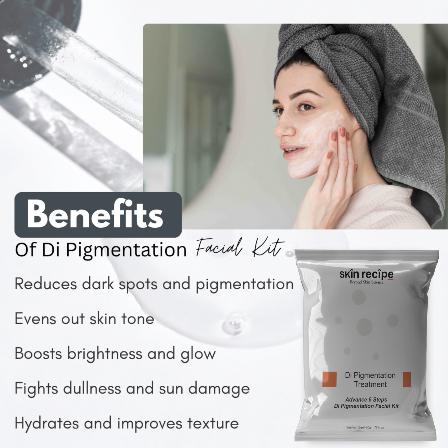 Di-Pigmentation Treatment Facial Kit - 5 Step Advanced Brightening & Spot-Correcting Facial