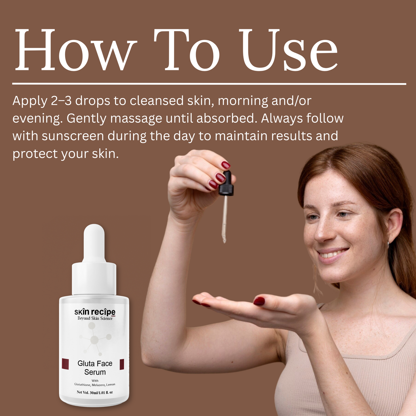 Gluta Face Serum.