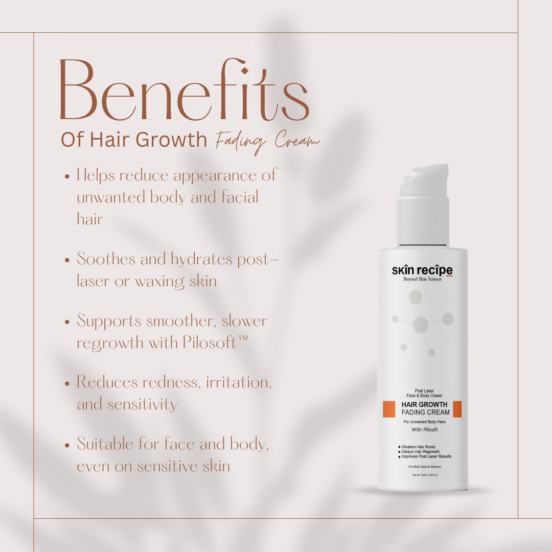 Post-Laser Face & Body Cream – Hair Growth Fading Cream-100ml