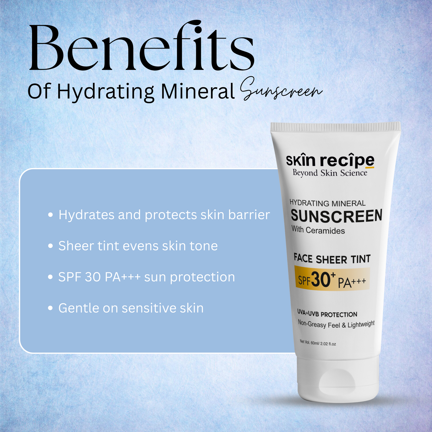 Hydrating Mineral Sunscreen with Ceramides