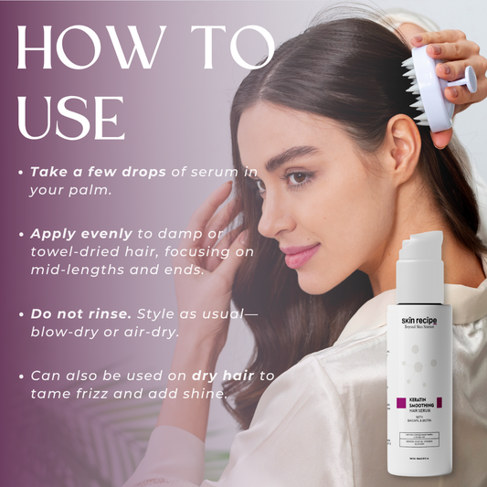 Keratin Smoothing Hair Serum