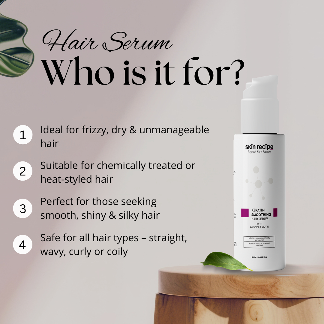 Keratin Smoothing Hair Serum
