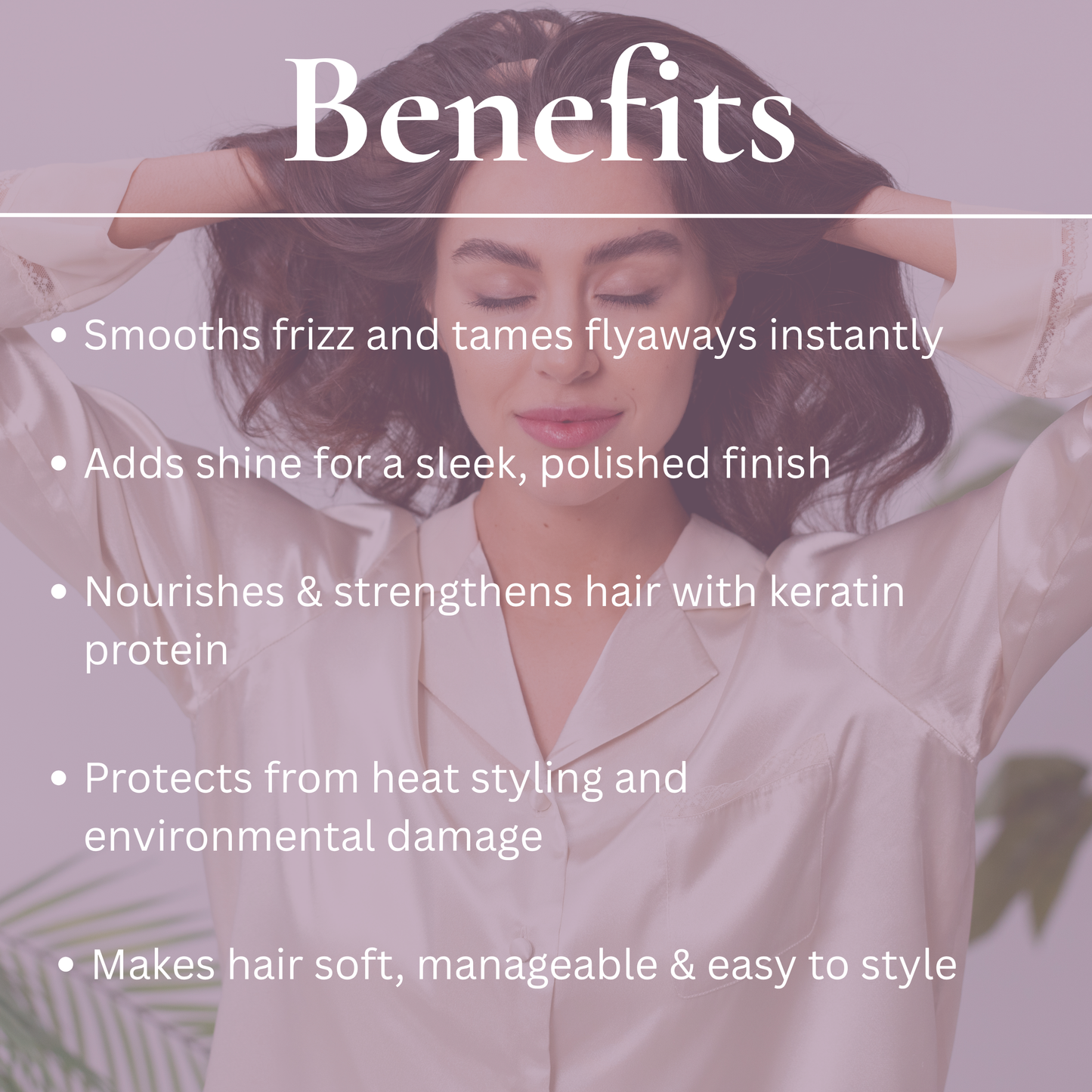 Keratin Smoothing Hair Serum
