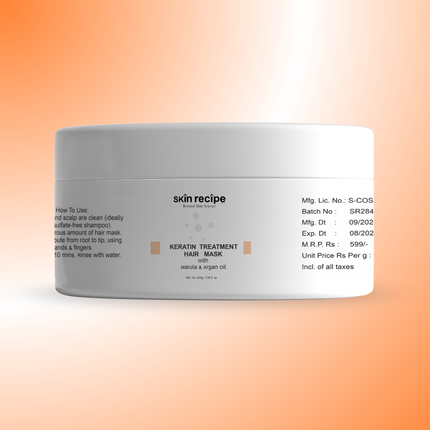 Keratin Treatment Hair Mask