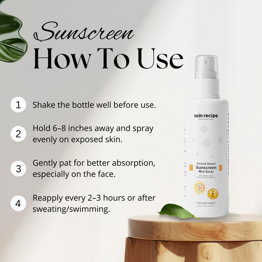 Mineral-Based Sunscreen Mist Spray