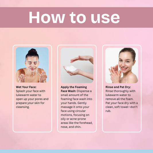 Niacinamide Foaming Face Wash.