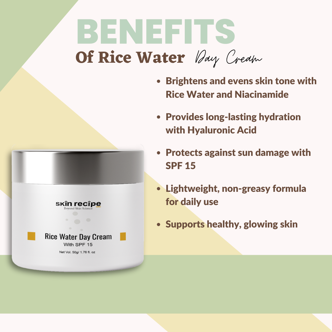 Rice Water Day Cream with SPF 15