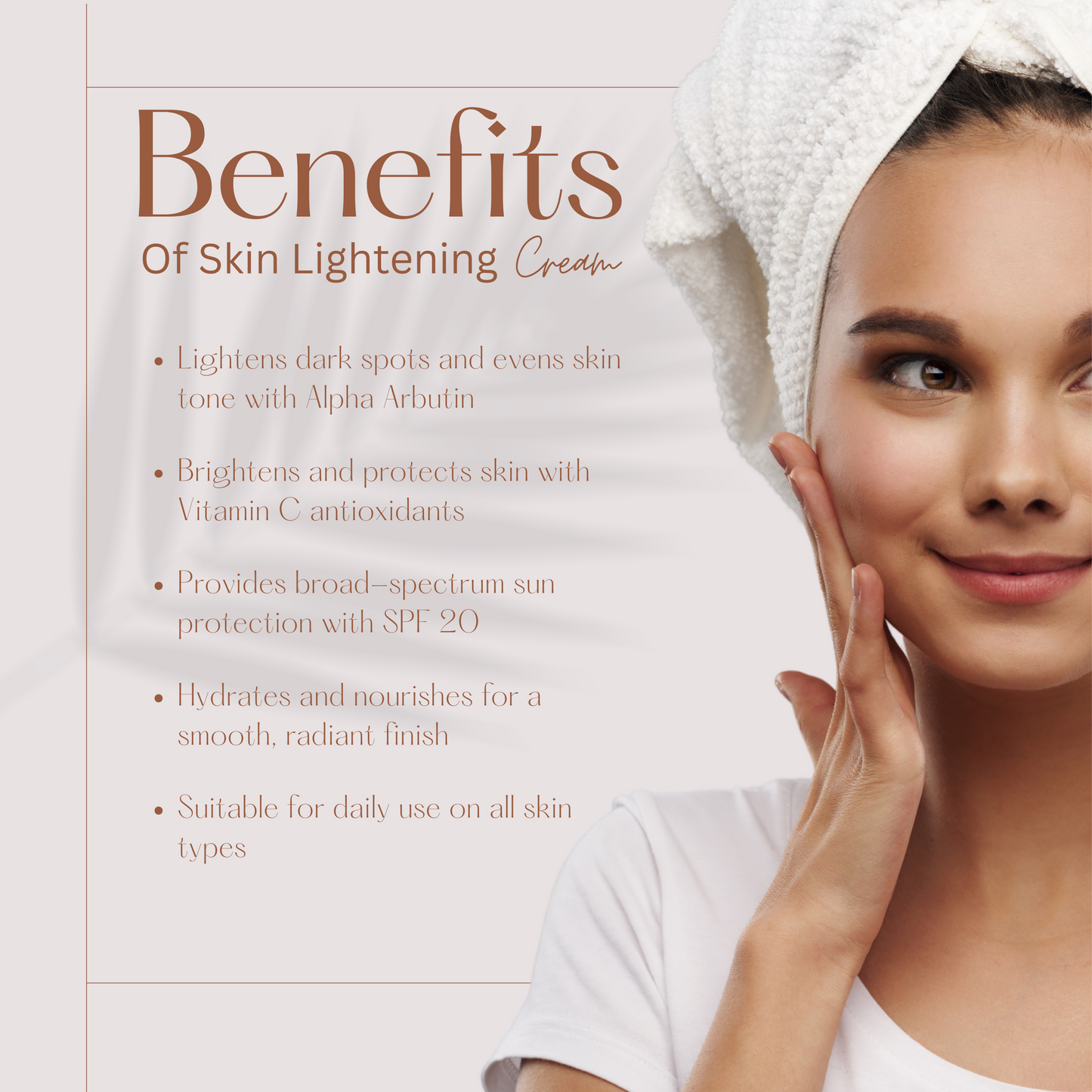 Skin Lightening Cream with SPF 20