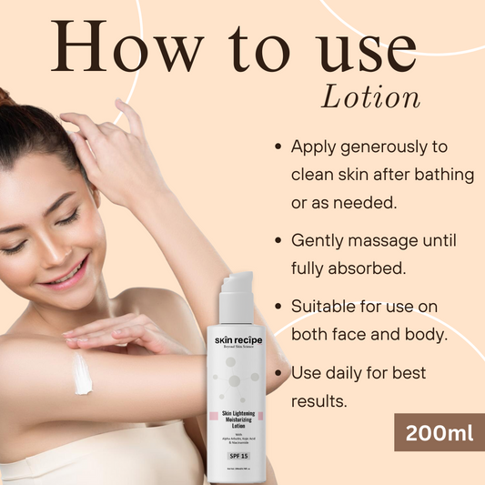 Skin Lightening Moisturizing Lotion SPF 15 - 200ml