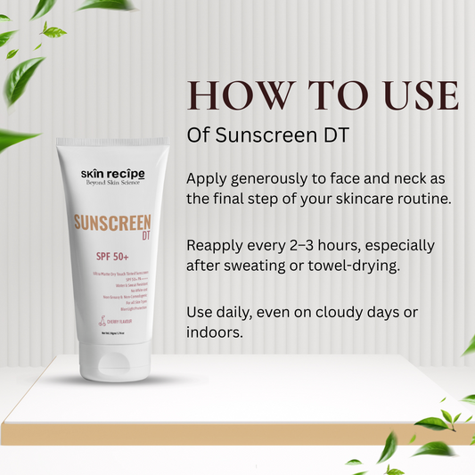 Sunscreen DT – SPF 50+ PA++++ - Cherry Flavour