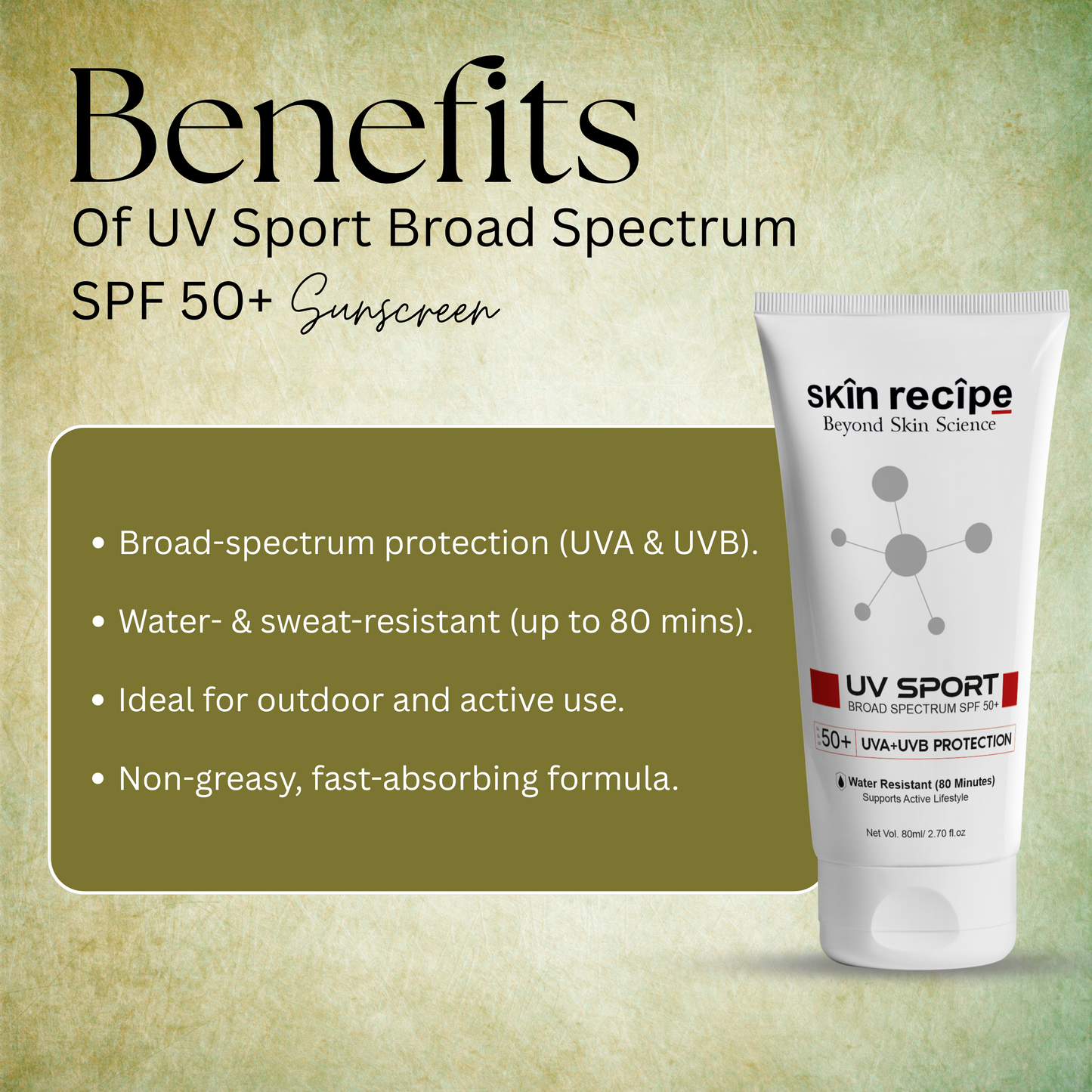 UV Sport Sunscreen SPF 50+