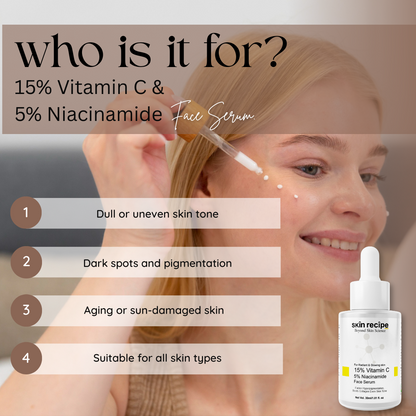 15% Vitamin C & 5% Niacinamide Face Serum