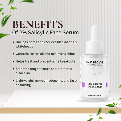 2% Salicylic Acid Face Serum.