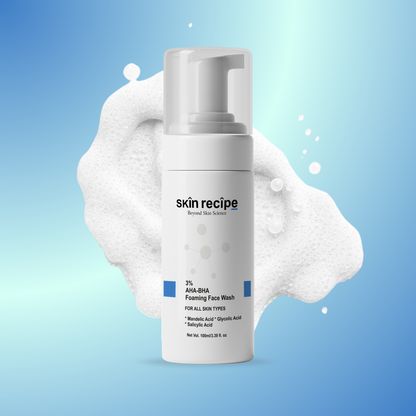 3% AHA-BHA Foaming Face Wash.