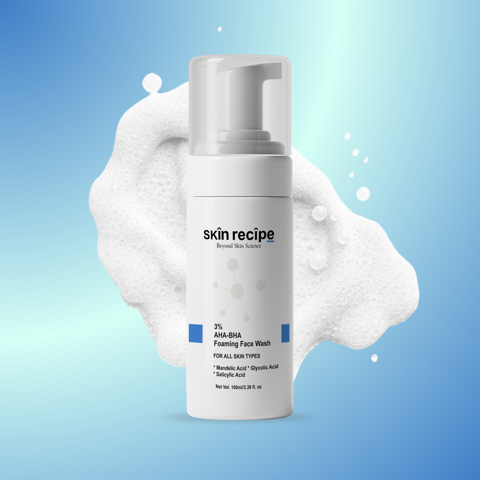 3% AHA-BHA Foaming Face Wash. – Skin Recipe