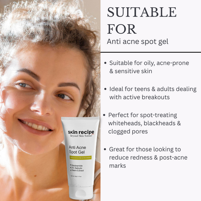 Anti-Acne Spot Gel With 2% Salicylic Acid, Niacinamide, and Neem Extract