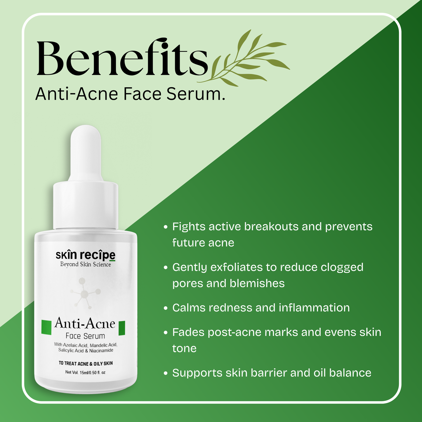 Anti-Acne Face Serum.