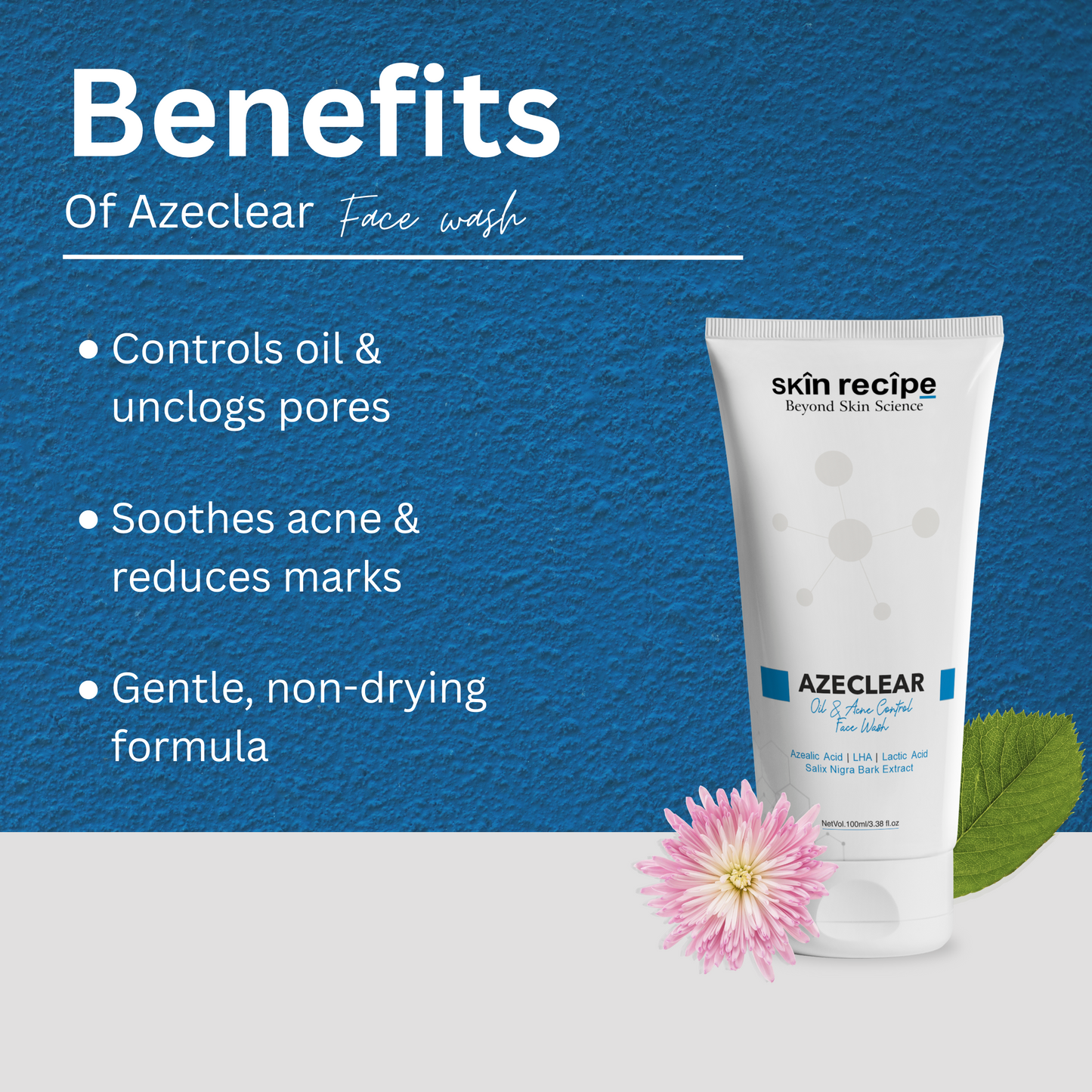 Azeclear Oil & Acne Control Face Wash.