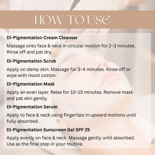 Di-Pigmentation Treatment Facial Kit - 5 Step Advanced Brightening & Spot-Correcting Facial