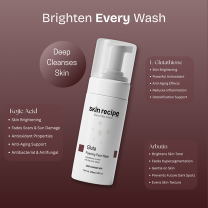 Gluta Foaming Face Wash