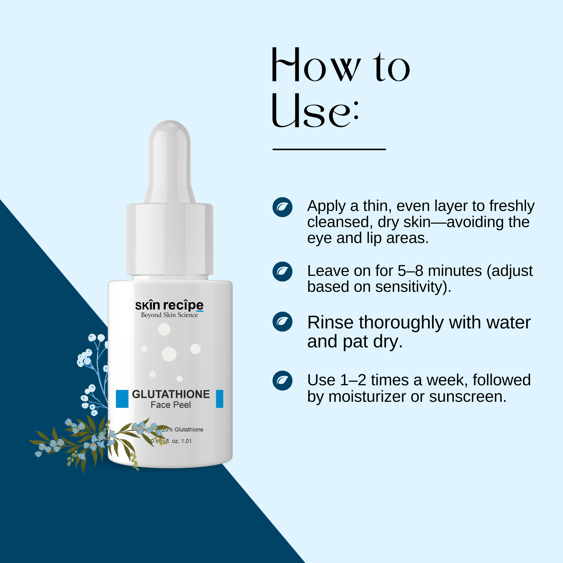 Glutathione Face Peel 20% Brightening Antioxidant Peel | Skin Recipe Skin Recipe Glutathione Face Peel 20% Brightening Antioxidant Peel | Skin Recipe Skin Recipe