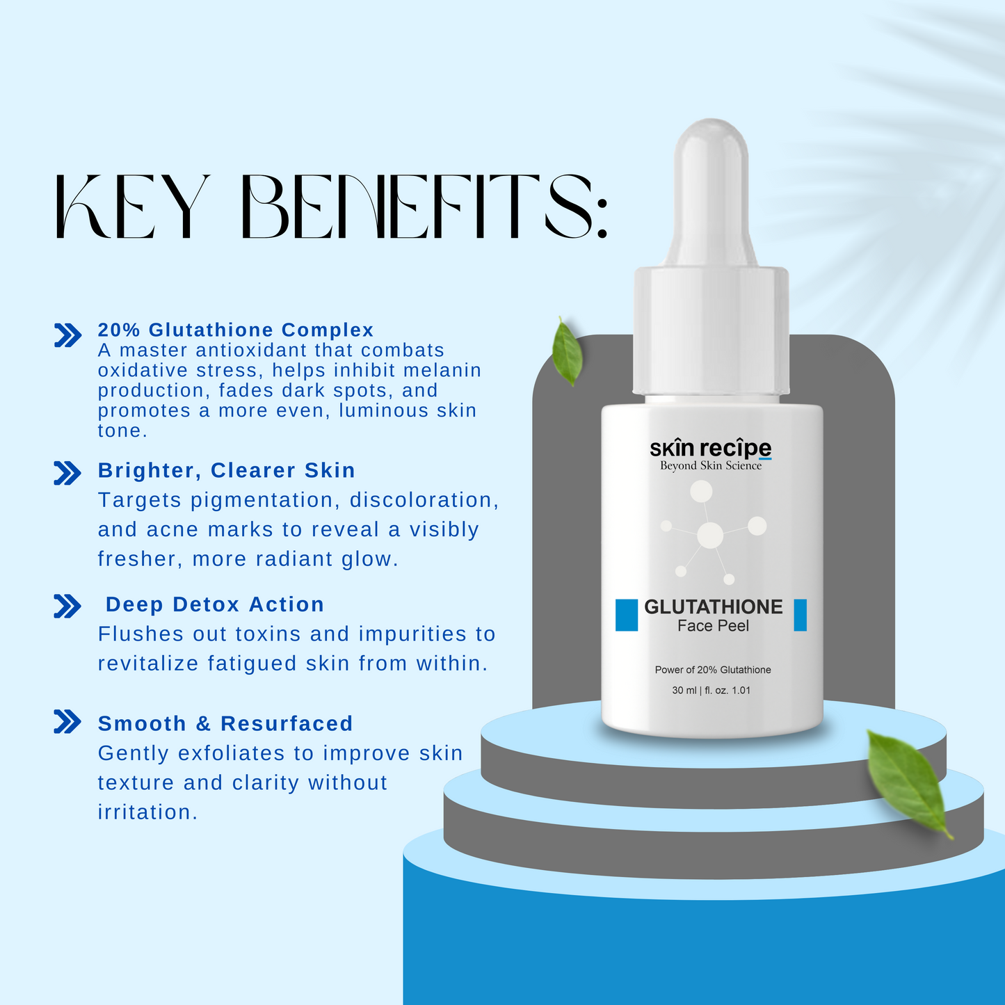 Glutathione Face Peel 20% Brightening Antioxidant Peel | Skin Recipe Skin Recipe Glutathione Face Peel 20% Brightening Antioxidant Peel | Skin Recipe Skin Recipe