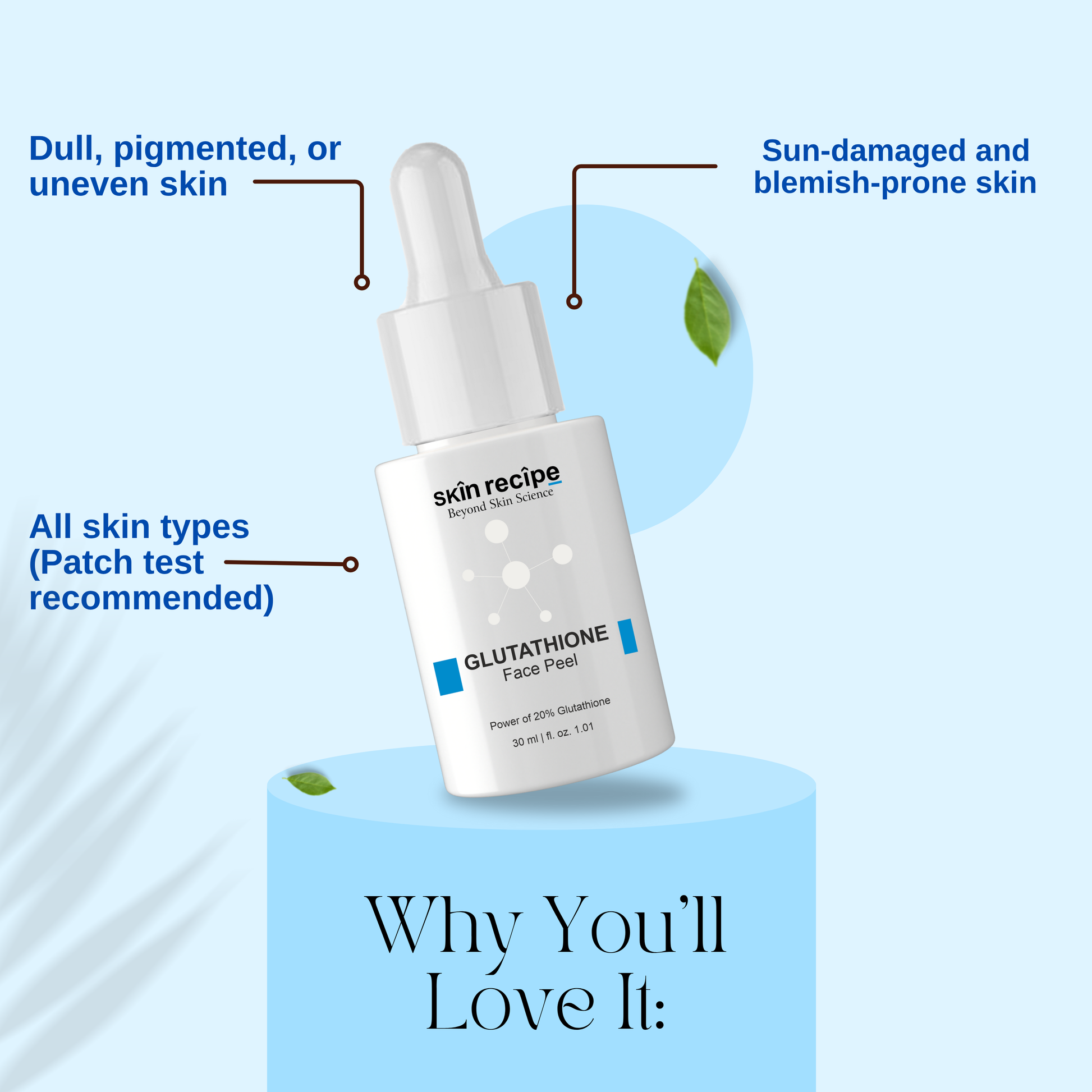 Glutathione Face Peel 20% Brightening Antioxidant Peel | Skin Recipe Skin Recipe Glutathione Face Peel 20% Brightening Antioxidant Peel | Skin Recipe Skin Recipe