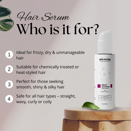 Keratin Smoothing Hair Serum
