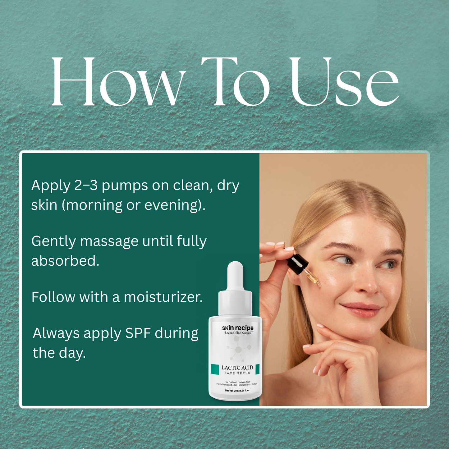 Lactic Acid Face Serum