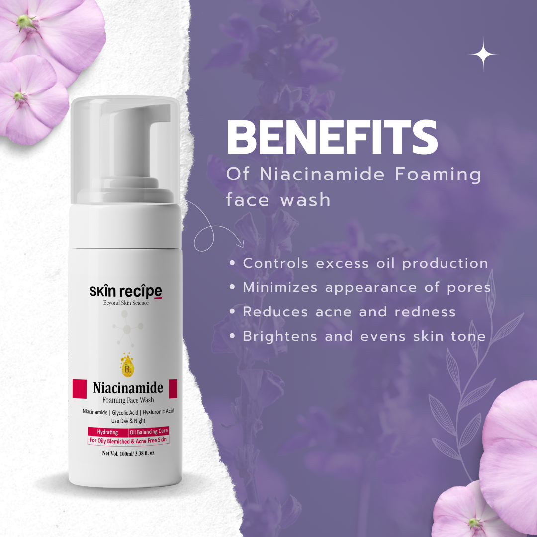 Niacinamide Foaming Face Wash.
