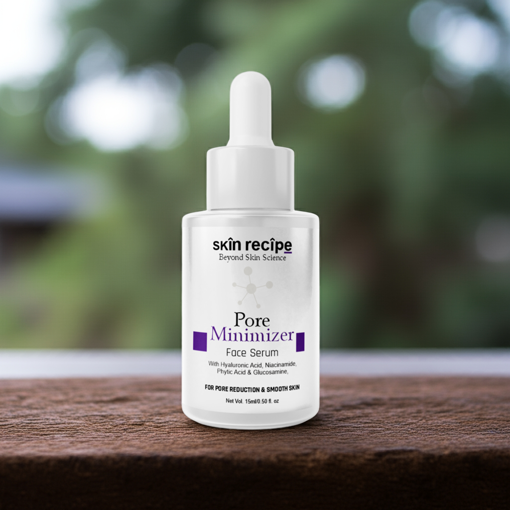 Pore Minimizer Face Serum With Hyaluronic Acid, Niacinamide, Phytic Acid & Glucosamine