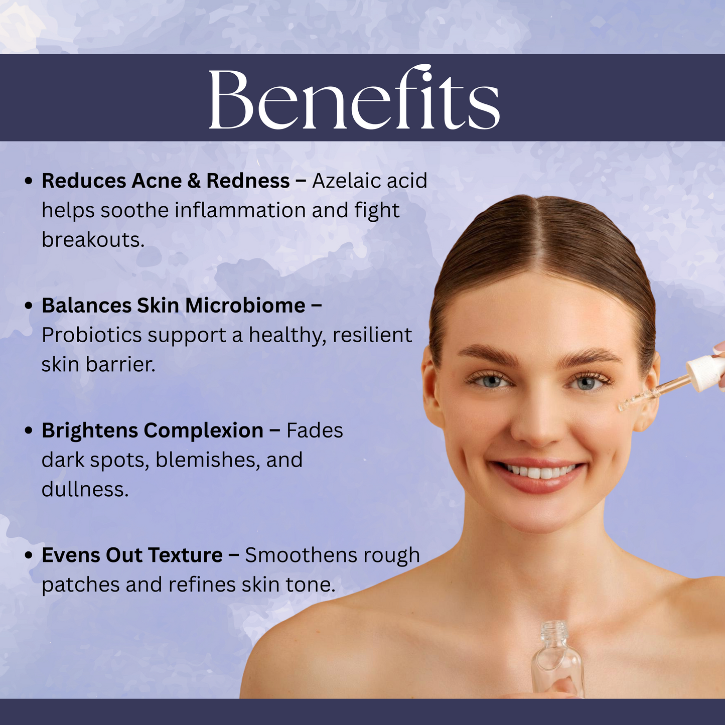 Probiotic & Azelaic Acid Face Serum With Red Algae Extract