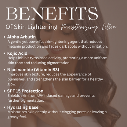 Skin Lightening Moisturizing Lotion SPF 15 – 100ml